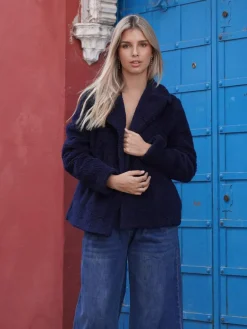 Abrigos Y Chaquetas|Chaquetas De Mujer-Mariquita Trasquilá ABRIGO CORTO TEDDY