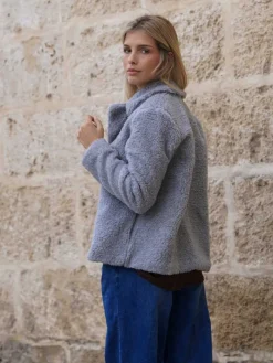 Abrigos Y Chaquetas|Chaquetas De Mujer-Mariquita Trasquilá ABRIGO CORTO TEDDY