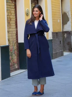 Abrigos Y Chaquetas|Chaquetas De Mujer-Mariquita Trasquilá ABRIGO MAXI SOLAPA