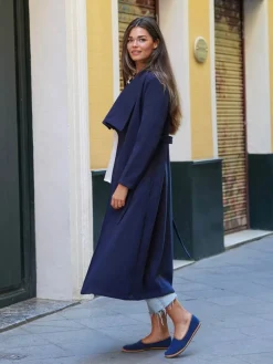 Abrigos Y Chaquetas|Chaquetas De Mujer-Mariquita Trasquilá ABRIGO MAXI SOLAPA