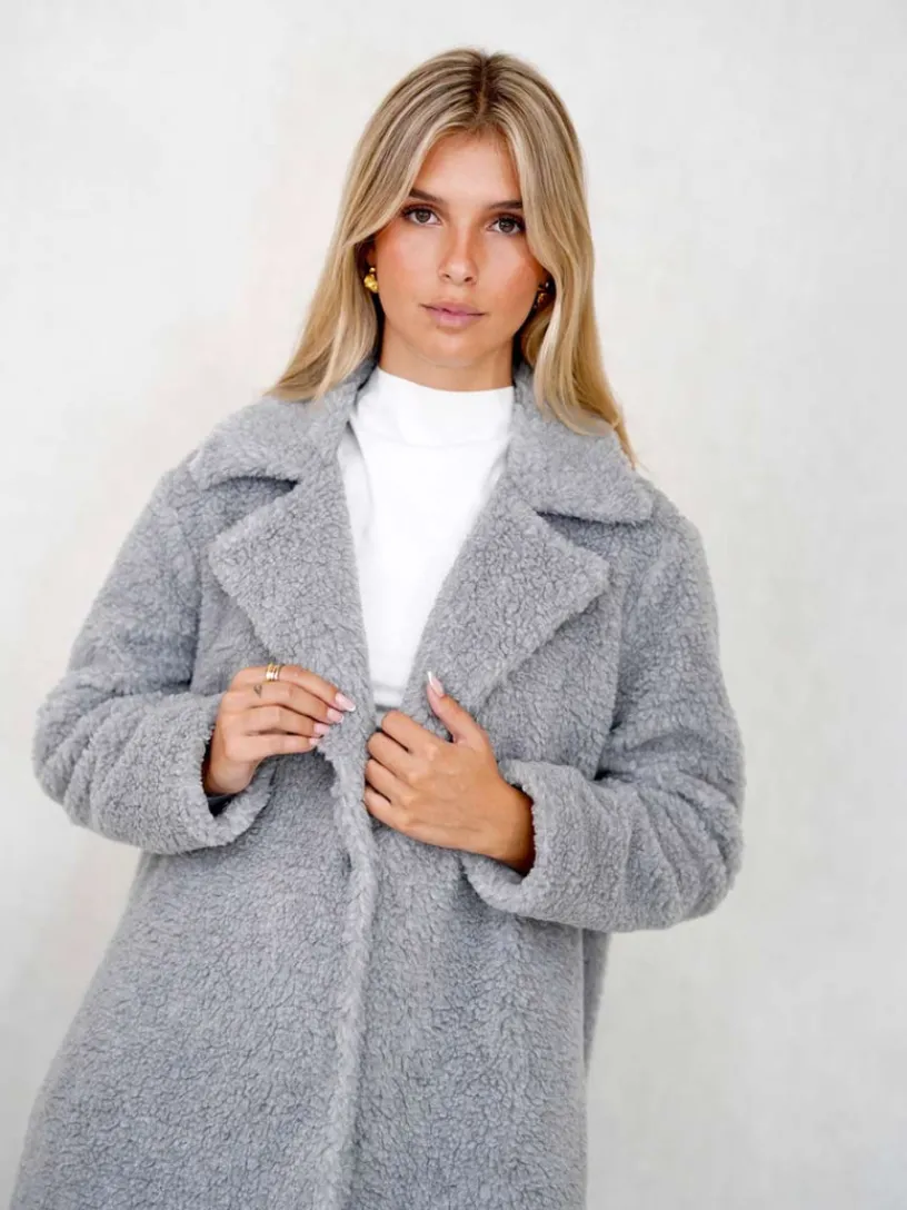 Abrigos Y Chaquetas|Chaquetas De Mujer-Mariquita Trasquilá ABRIGO TEDDY LARGO