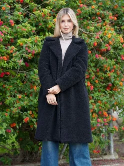 Abrigos Y Chaquetas|Chaquetas De Mujer-Mariquita Trasquilá ABRIGO TEDDY LARGO