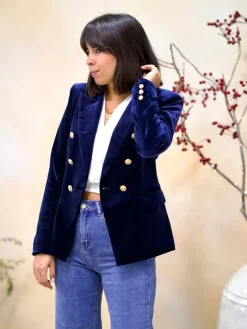 Abrigos Y Chaquetas|Chaquetas De Mujer-Mariquita Trasquilá BLAZER TERCIOPELO