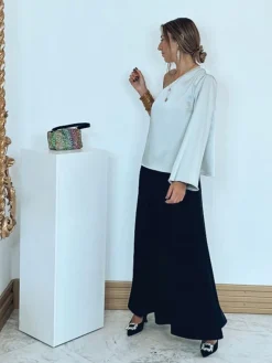 Blusas Y Camisas De Mujer|Blusas Y Tops De Fiesta-Mariquita Trasquilá BLUSA ASIMETRICA GLAM