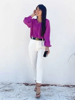 Blusas Y Camisas De Mujer|Blusas Y Tops De Fiesta-Mariquita Trasquilá BLUSA BELLA