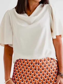 Blusas Y Camisas De Mujer|Blusas Y Tops De Fiesta-Mariquita Trasquilá BLUSA FLUIDA KITY