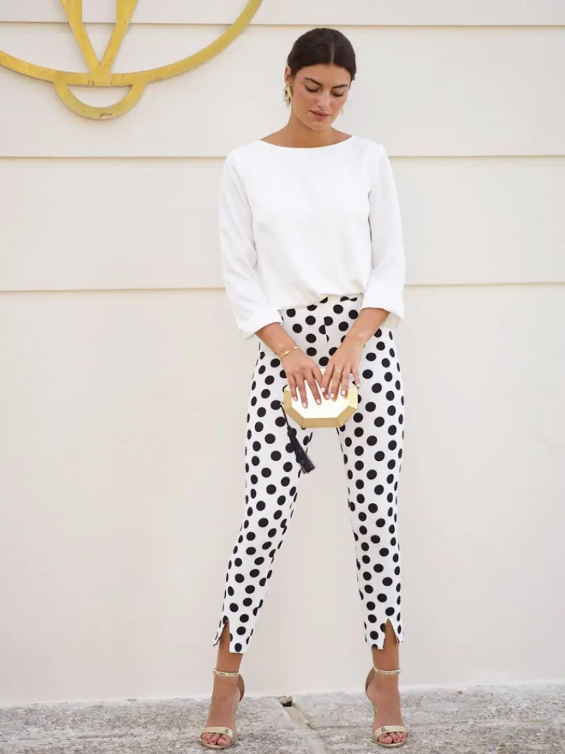 Blusas Y Tops De Fiesta-Mariquita Trasquilá BLUSA LAZO M.T.