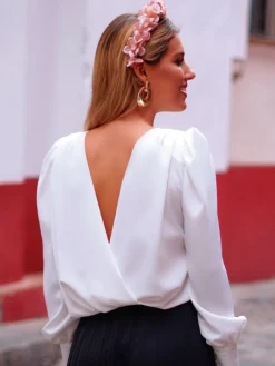 Blusas Y Camisas De Mujer|Blusas Y Tops De Fiesta-Mariquita Trasquilá BLUSA LINA
