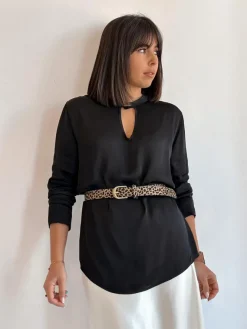 Blusas Y Camisas De Mujer-Mariquita Trasquilá BLUSA VISCOSA SEDA MAO