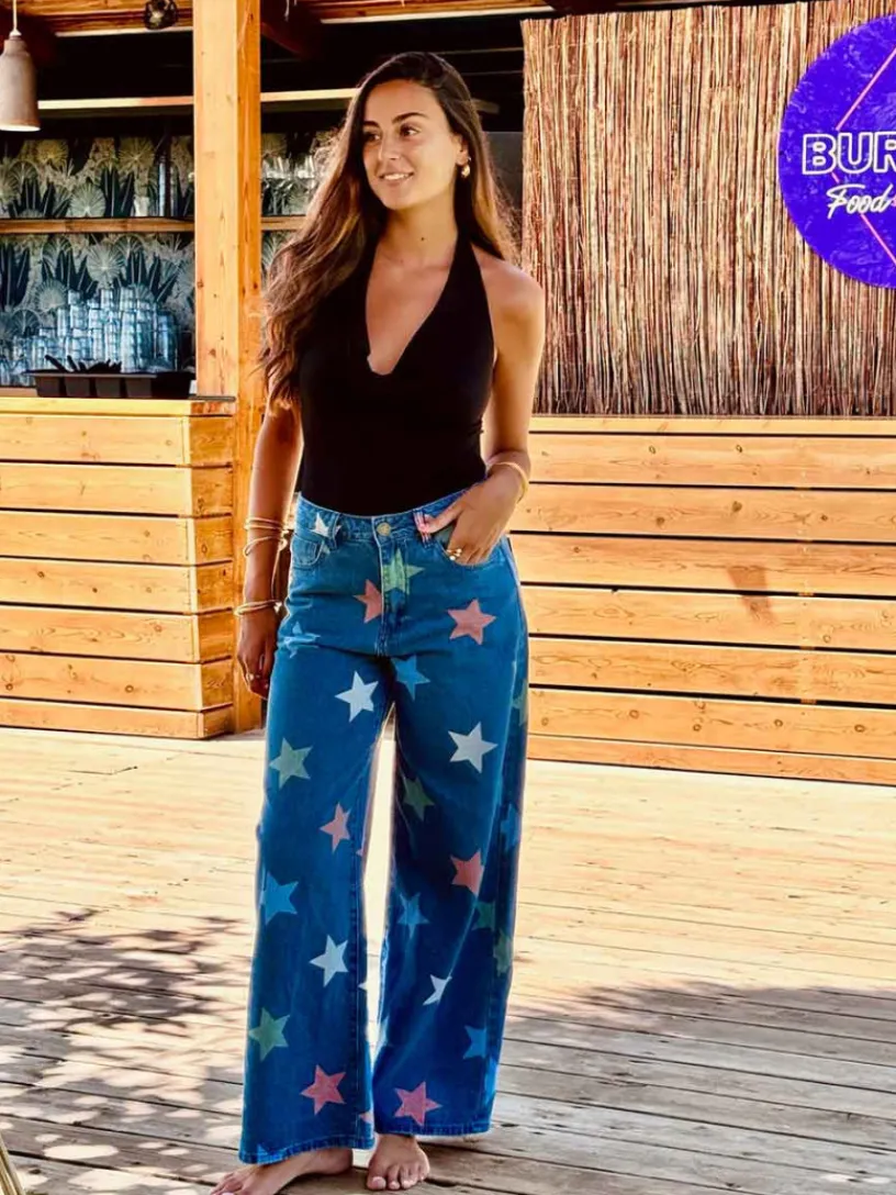 Blusas Y Camisas De Mujer|Blusas Y Tops De Fiesta-Mariquita Trasquilá BODY ESCOTE CASCADA