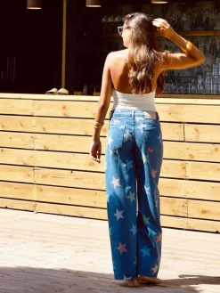 Blusas Y Camisas De Mujer|Blusas Y Tops De Fiesta-Mariquita Trasquilá BODY ESCOTE CASCADA