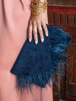 Bolsos De Fiesta-Mariquita Trasquilá CARTERA PLUMAS