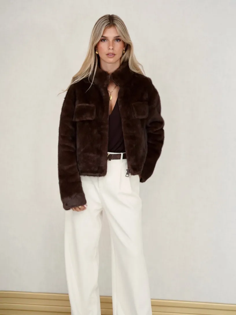 Abrigos Y Chaquetas|Chaquetas De Mujer-Mariquita Trasquilá CAZADORA PELO GLOBO