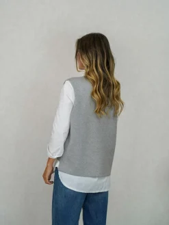 Jerséis Y Sudaderas De Mujer-Mariquita Trasquilá CHALECO PUNTO