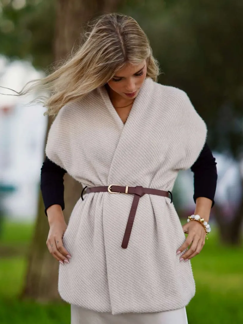 Jerséis Y Sudaderas De Mujer|Abrigos Y Chaquetas-Mariquita Trasquilá CHALECO VENTURA