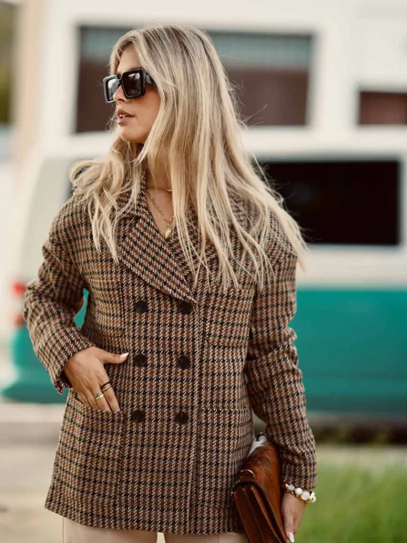 Abrigos Y Chaquetas-Mariquita Trasquilá CHAQUETA CUADROS TARTAN