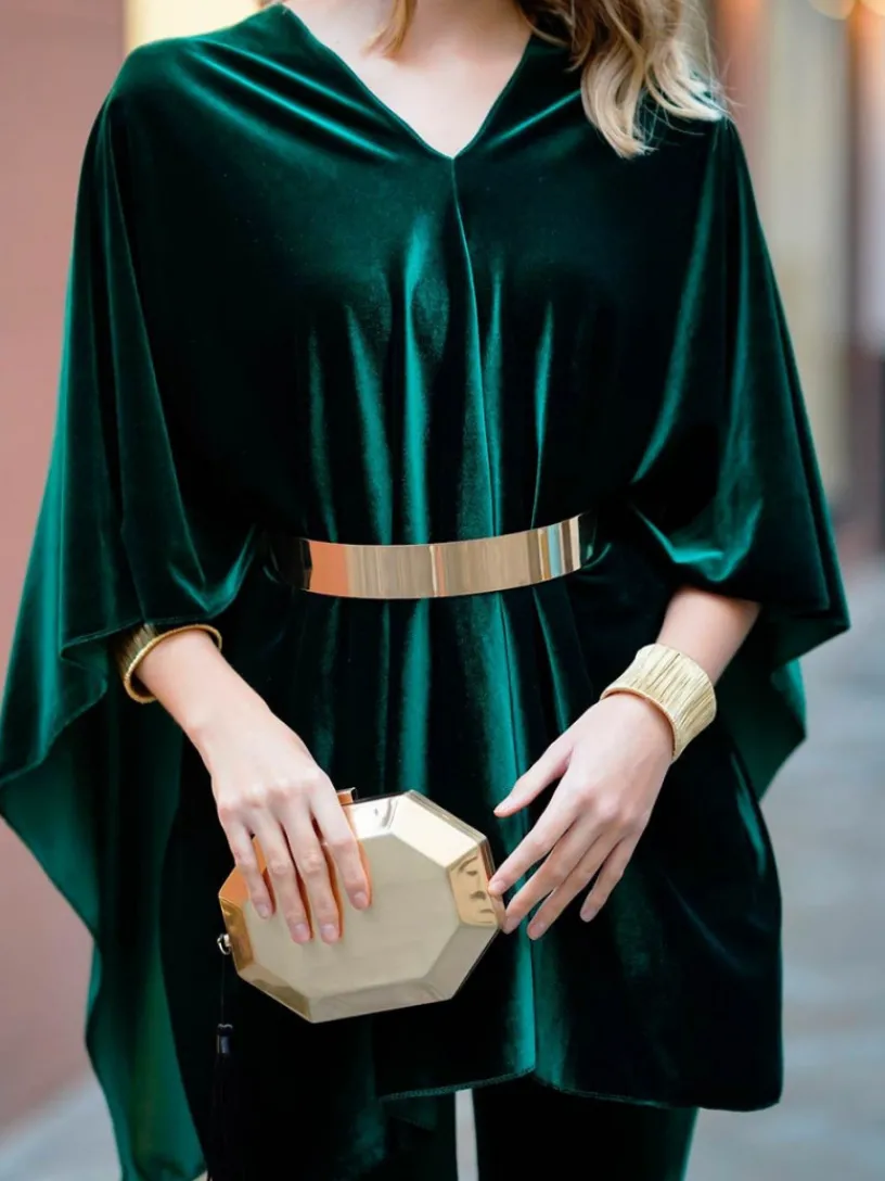 Trajes De Chaqueta|Invitadas -50 €-Mariquita Trasquilá CONJUNTO CAPA TERCIOPELO