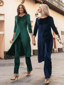 Trajes De Chaqueta|Invitadas -50 €-Mariquita Trasquilá CONJUNTO TERCIOPELO GLORIA
