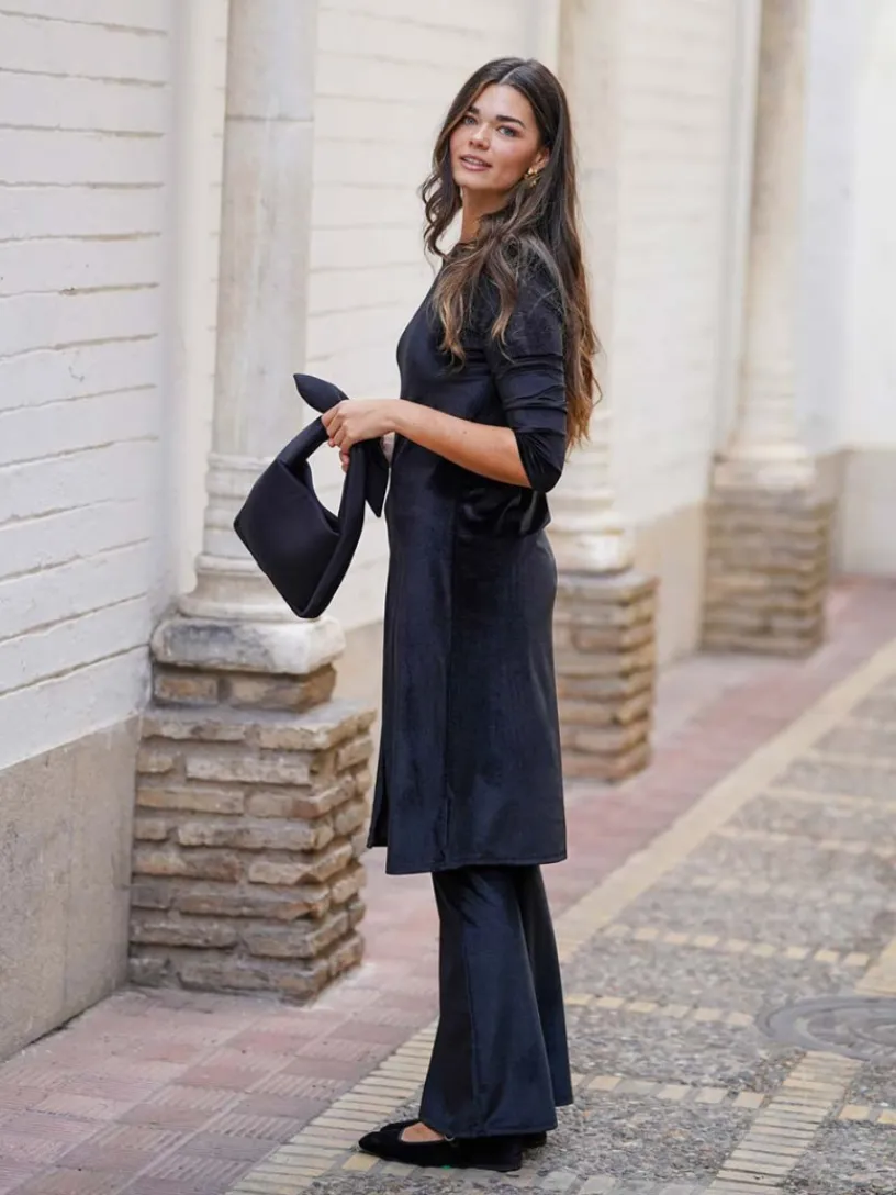 Trajes De Chaqueta|Invitadas -50 €-Mariquita Trasquilá CONJUNTO TERCIOPELO GLORIA
