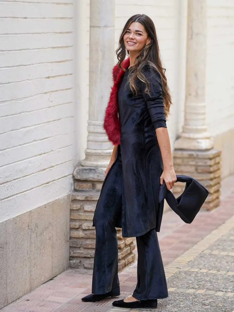 Trajes De Chaqueta|Invitadas -50 €-Mariquita Trasquilá CONJUNTO TERCIOPELO GLORIA