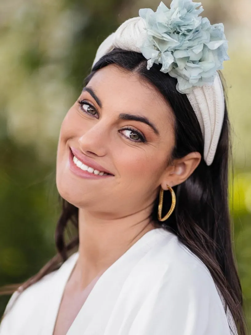 Diademas|Tocados-Mariquita Trasquilá DIADEMA DE FLORES PRESERVADAS SINAMAY