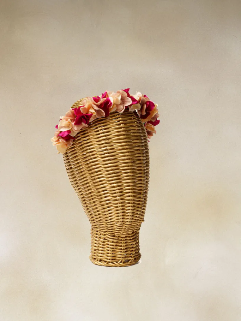 Diademas|Tocados-Mariquita Trasquilá DIADEMA FLORAL NINFA Buganvilla