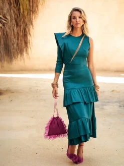 Vestidos Invitadas Boda De Día|Vestidos De Graduación-Mariquita Trasquilá FALDA IRIS VERONA