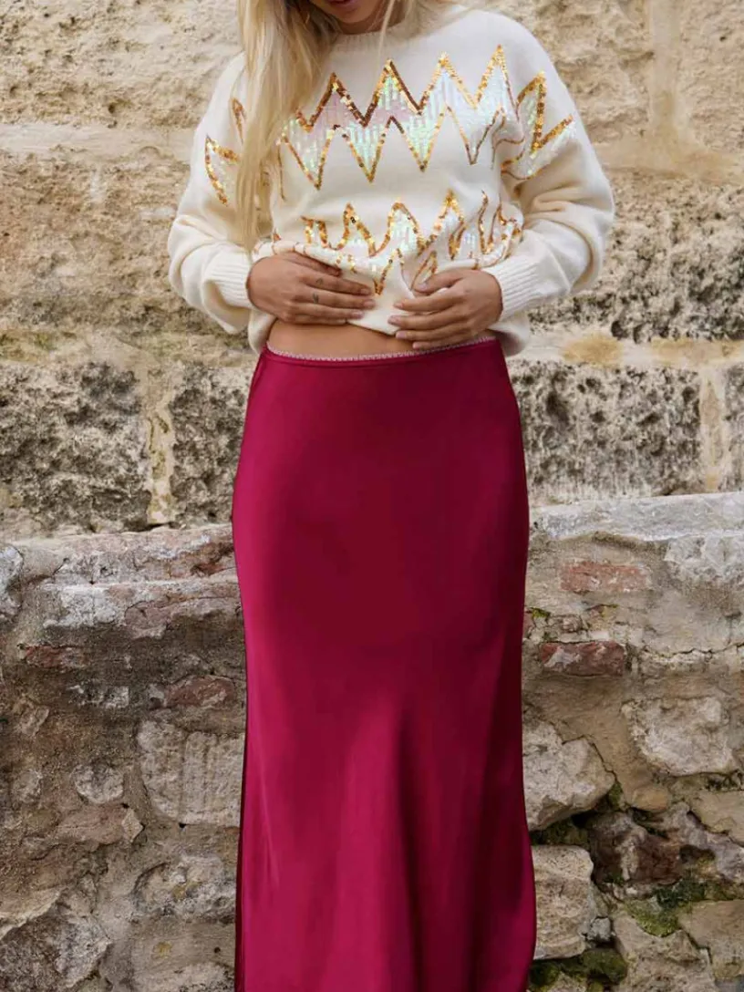 Faldas De Mujer-Mariquita Trasquilá FALDA LENCERA WICO