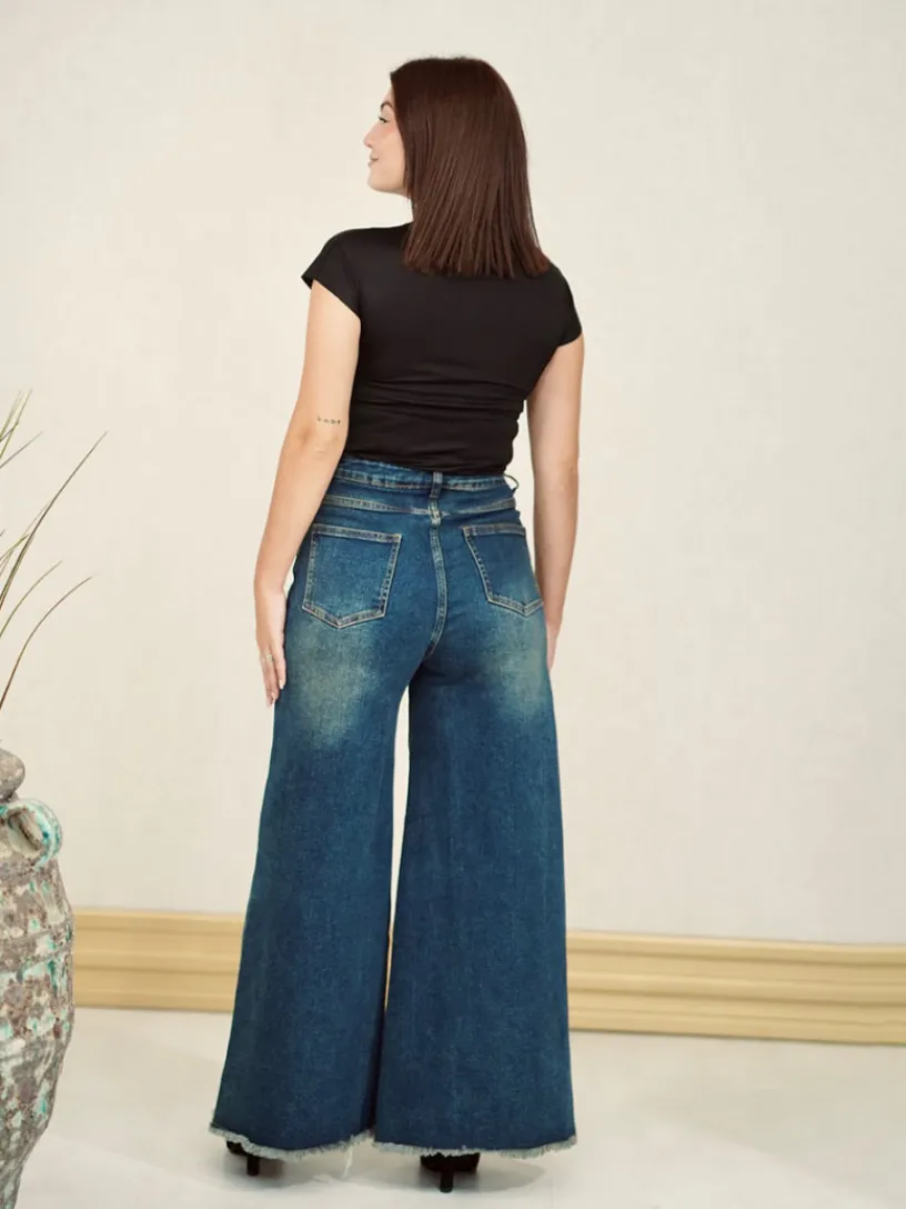 Pantalones De Mujer-Mariquita Trasquilá JEANS STRAIGHT Denim