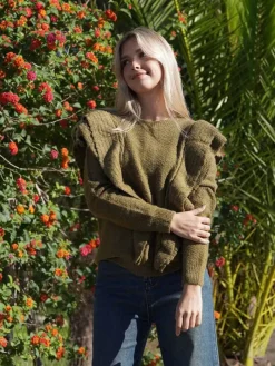 Jerséis Y Sudaderas De Mujer-Mariquita Trasquilá JERSEY DOS VOLANTES