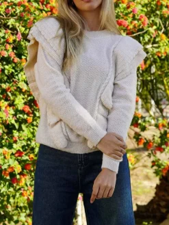 Jerséis Y Sudaderas De Mujer-Mariquita Trasquilá JERSEY DOS VOLANTES