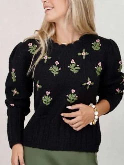 Jerséis Y Sudaderas De Mujer-Mariquita Trasquilá JERSEY FLORECILLAS