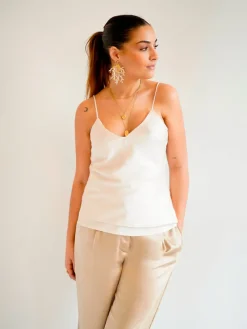 Blusas Y Camisas De Mujer|Blusas Y Tops De Fiesta-Mariquita Trasquilá LENCERO BAJERA