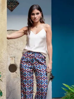 Blusas Y Camisas De Mujer|Blusas Y Tops De Fiesta-Mariquita Trasquilá LENCERO BAJERA