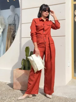 Pantalones De Mujer|Vestidos De Mujer-Mariquita Trasquilá MONO PRIMAVERA CHARLOT
