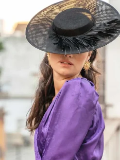 Tocados|Pamelas-Mariquita Trasquilá PAMELA CALMER Negro