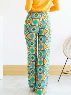Pantalones De Mujer|Pantalones De Fiesta-Mariquita Trasquilá PANTALON DEBA AmarilloMostaza