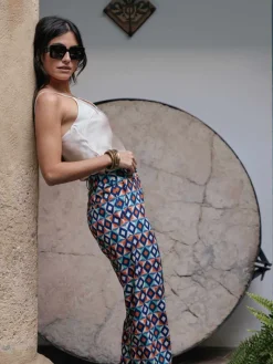 Pantalones De Mujer|Pantalones De Fiesta-Mariquita Trasquilá PANTALON GEOMETRIC