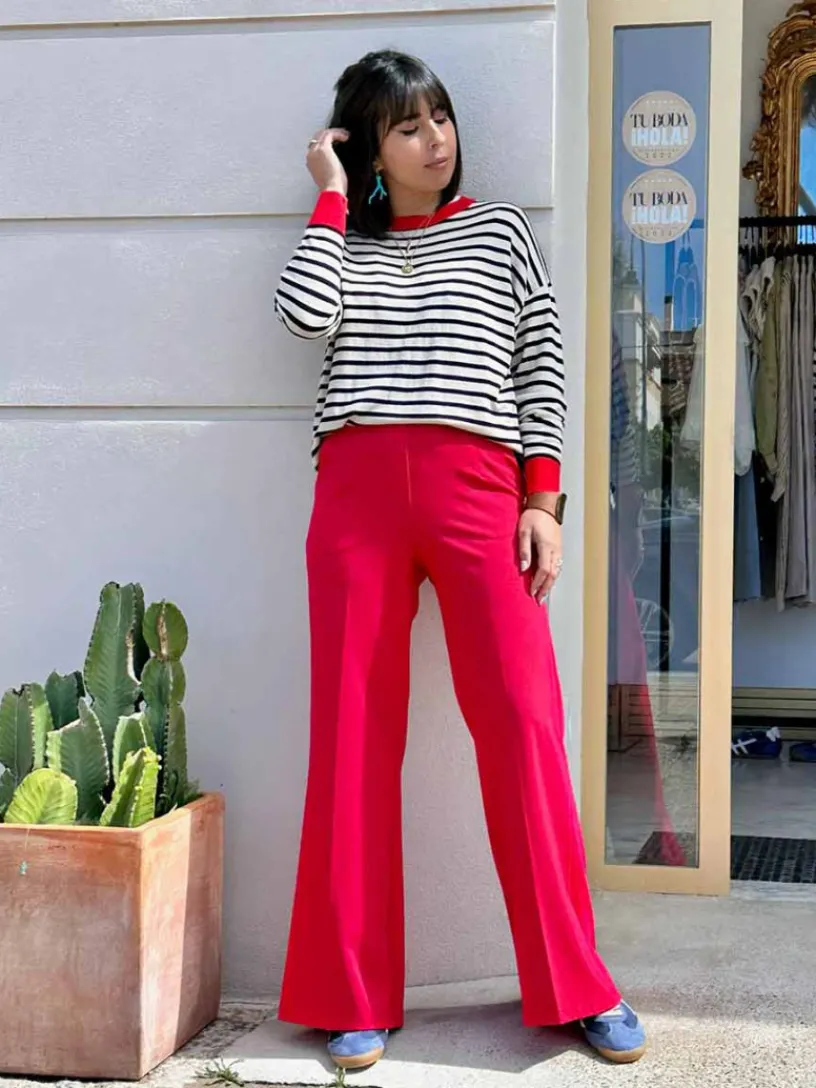 Pantalones De Mujer-Mariquita Trasquilá PANTALON PALAZZO ANOUK