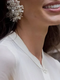 Joyas-Mariquita Trasquilá PENDIENTES TAVOLARA Blanco