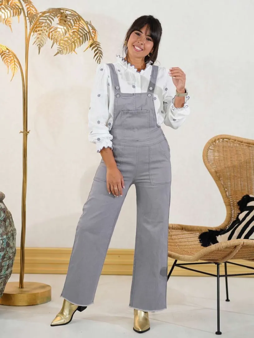 Pantalones De Mujer|Vestidos De Mujer-Mariquita Trasquilá PETO JEANS AUTUMN