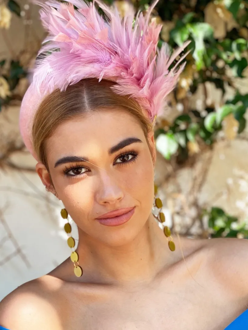 Diademas|Tocados-Mariquita Trasquilá TOCADO PLUMAS ELEGANCE