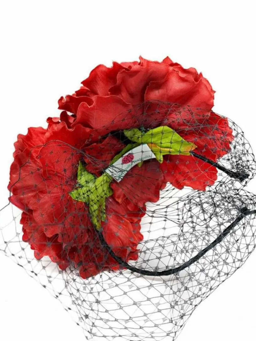 Tocados-Mariquita Trasquilá TOCADO ROSAS