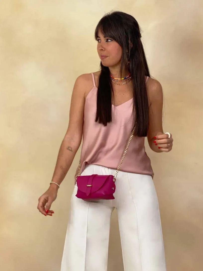 Blusas Y Camisas De Mujer|Blusas Y Tops De Fiesta-Mariquita Trasquilá TOP BASIC LENCERO