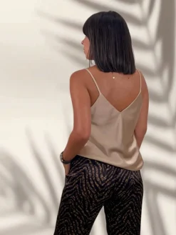 Blusas Y Camisas De Mujer|Blusas Y Tops De Fiesta-Mariquita Trasquilá TOP BASIC LENCERO