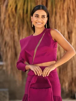 Vestidos Invitadas Boda De Día|Vestidos De Invitada Comunión-Mariquita Trasquilá TOP IRIS VERONA