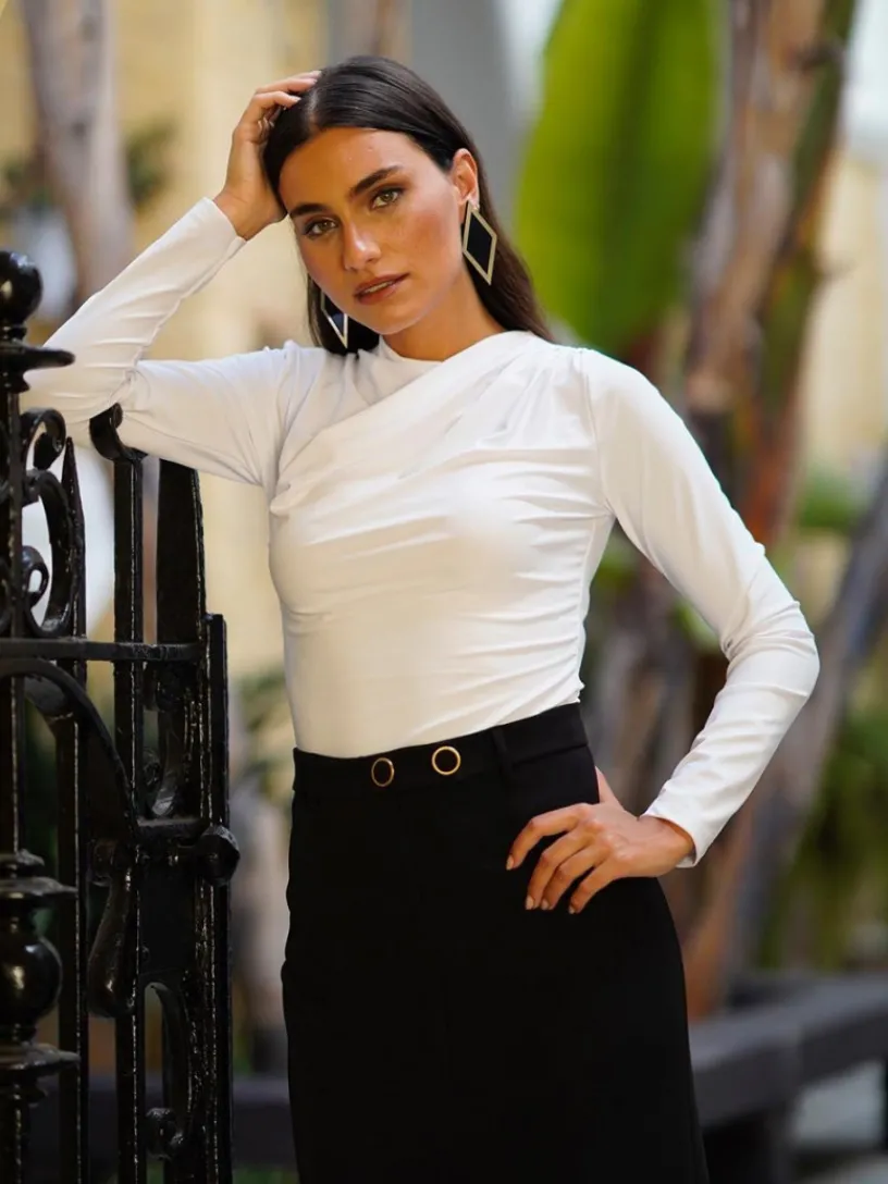 Blusas Y Camisas De Mujer|Blusas Y Tops De Fiesta-Mariquita Trasquilá TOP SERENA