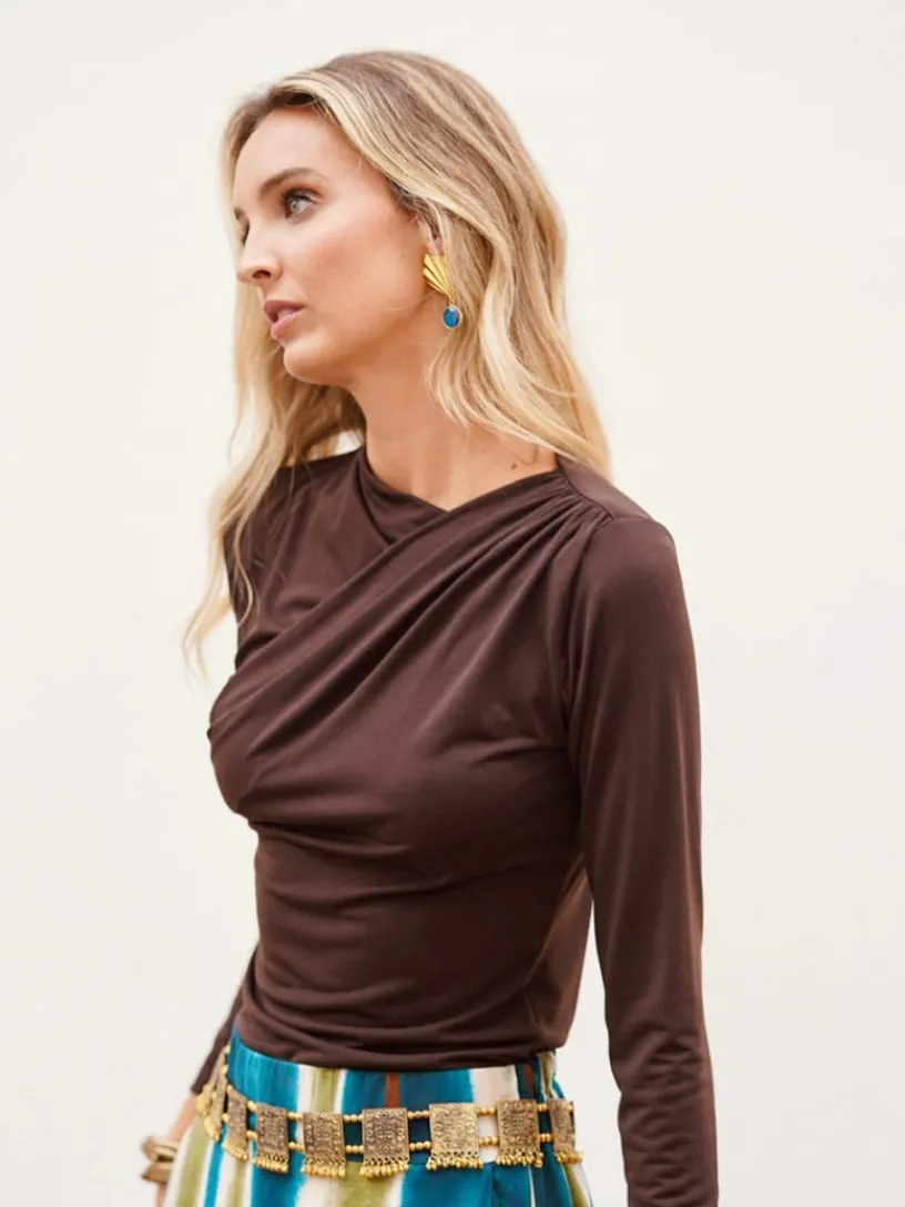 Blusas Y Camisas De Mujer|Blusas Y Tops De Fiesta-Mariquita Trasquilá TOP SERENA NEW