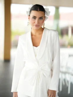 Vestidos Para Madres De Comunión|Vestidos De Novia-Mariquita Trasquilá TRAJE MIRABRAS Blanco
