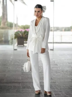 Vestidos Para Madres De Comunión|Vestidos De Novia-Mariquita Trasquilá TRAJE MIRABRAS Blanco